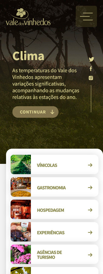 tela mobile do site valedosvinhedos.com.br
