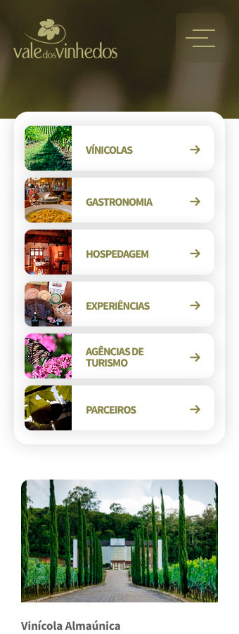 tela mobile do site valedosvinhedos.com.br