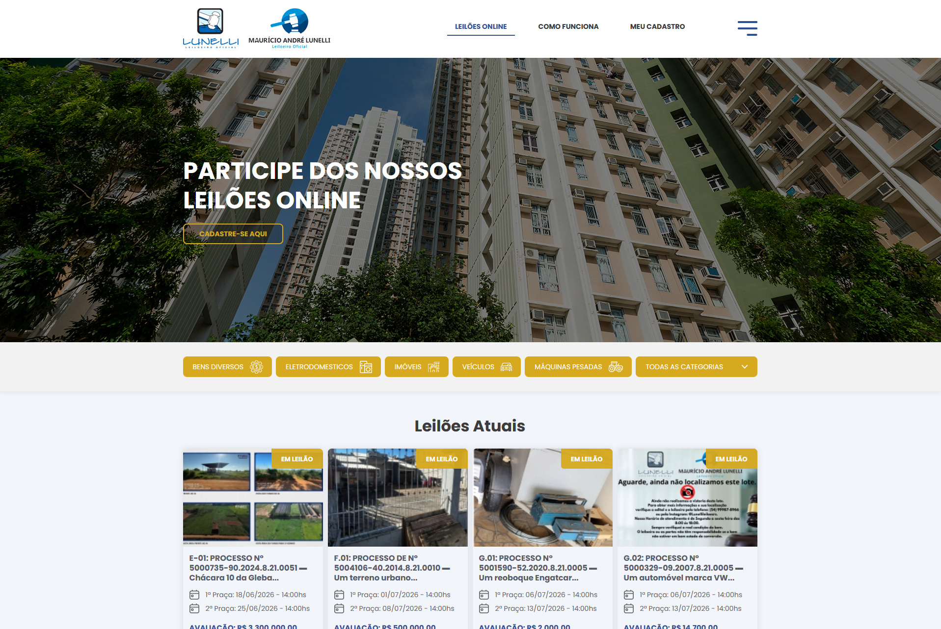 Plataforma TRIACCA em operação